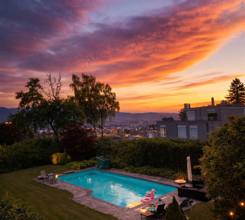 Villa with pool, garden and many rooms. Near Klusplatz. - Raum mieten in Zürich
